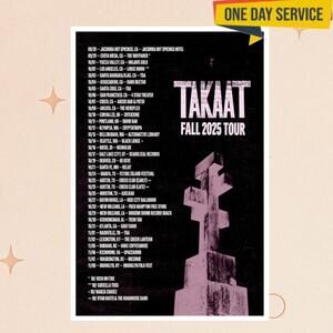 Takaat Fall 2025 Tour Poster